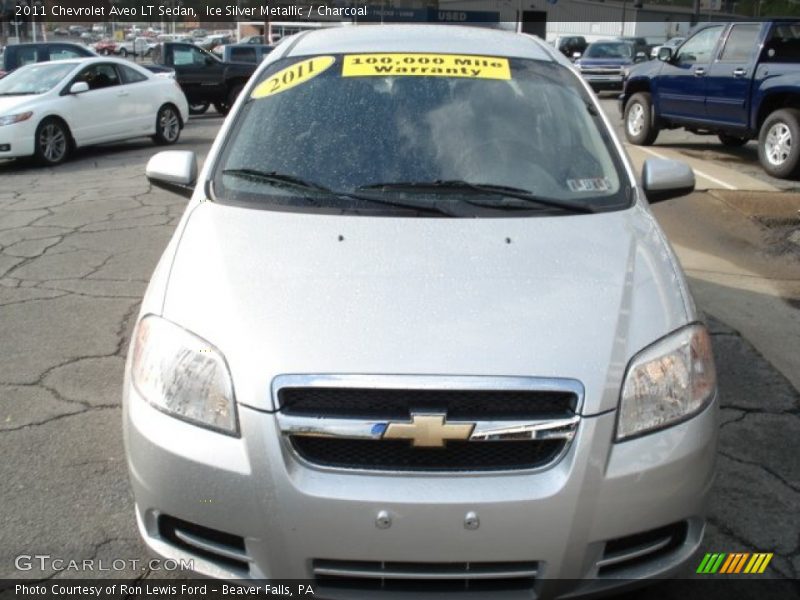 Ice Silver Metallic / Charcoal 2011 Chevrolet Aveo LT Sedan