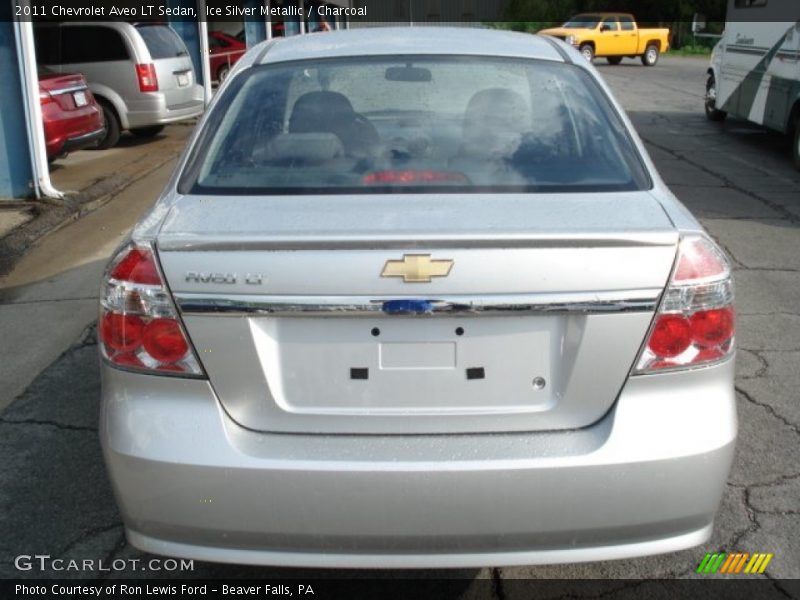 Ice Silver Metallic / Charcoal 2011 Chevrolet Aveo LT Sedan
