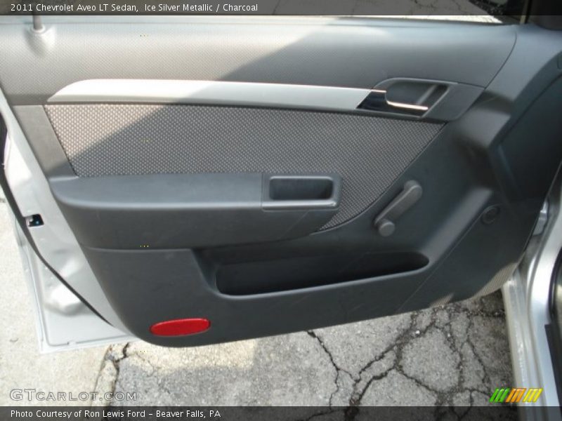 Ice Silver Metallic / Charcoal 2011 Chevrolet Aveo LT Sedan