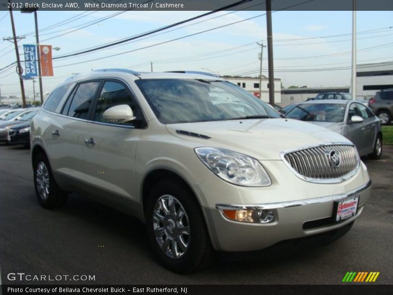 White Diamond Tricoat / Cashmere 2012 Buick Enclave AWD