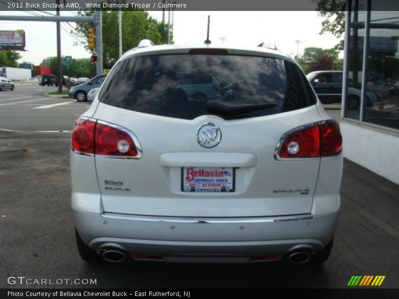 White Diamond Tricoat / Cashmere 2012 Buick Enclave AWD