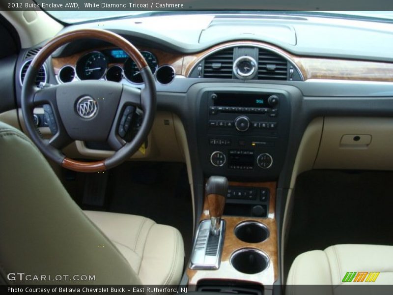 White Diamond Tricoat / Cashmere 2012 Buick Enclave AWD