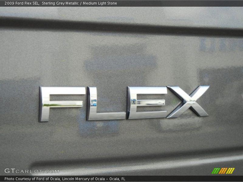 Sterling Grey Metallic / Medium Light Stone 2009 Ford Flex SEL