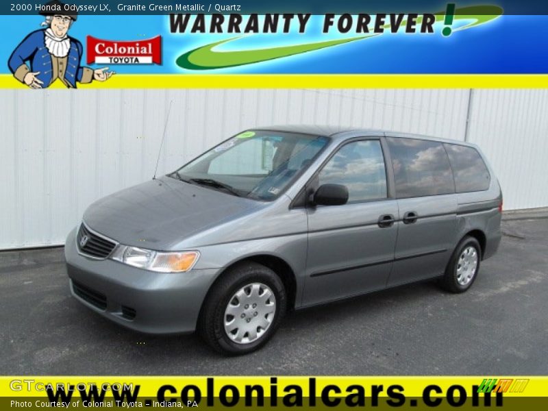 Granite Green Metallic / Quartz 2000 Honda Odyssey LX