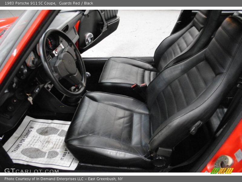  1983 911 SC Coupe Black Interior