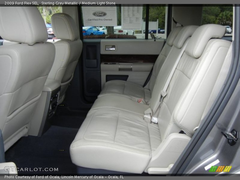 Sterling Grey Metallic / Medium Light Stone 2009 Ford Flex SEL