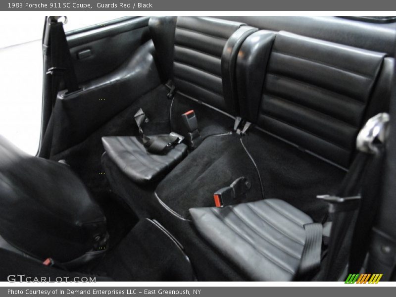 Rear Seat of 1983 911 SC Coupe