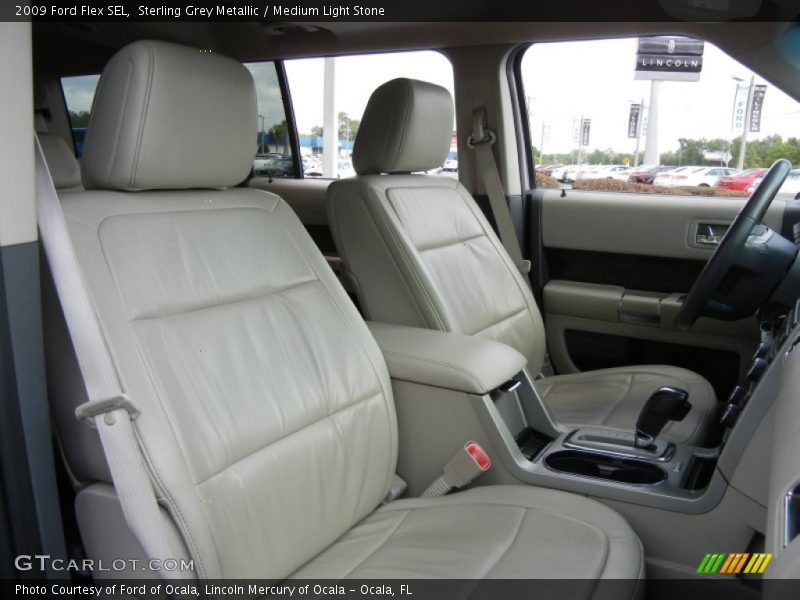 Sterling Grey Metallic / Medium Light Stone 2009 Ford Flex SEL