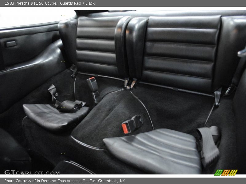 Rear Seat of 1983 911 SC Coupe