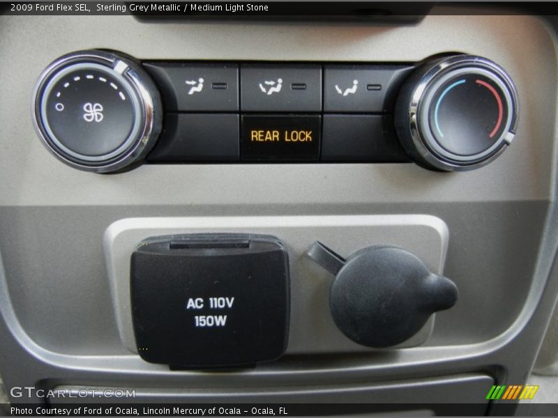 Sterling Grey Metallic / Medium Light Stone 2009 Ford Flex SEL