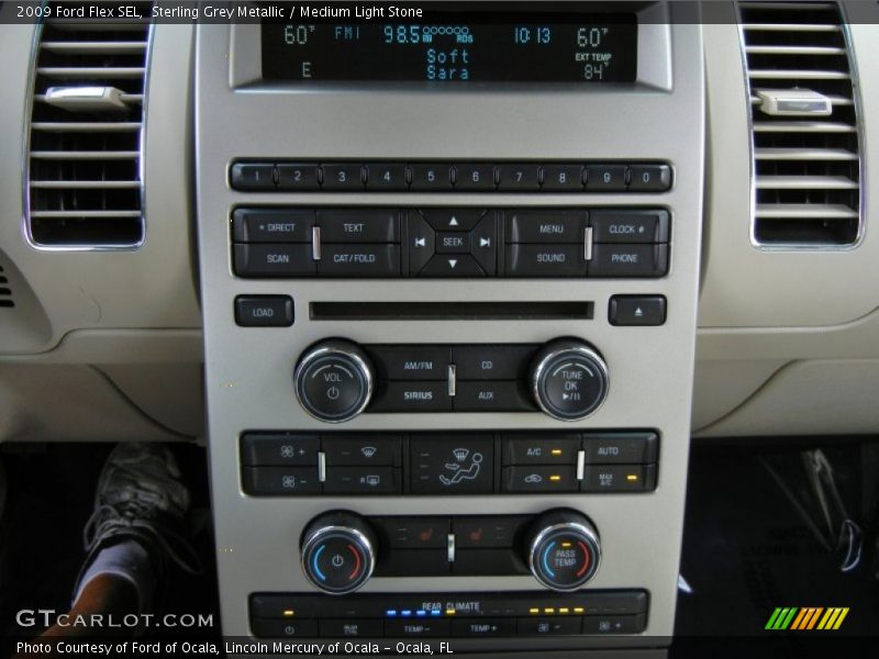 Sterling Grey Metallic / Medium Light Stone 2009 Ford Flex SEL