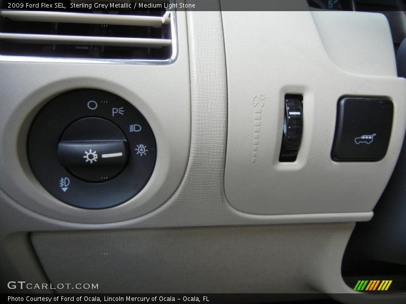 Sterling Grey Metallic / Medium Light Stone 2009 Ford Flex SEL