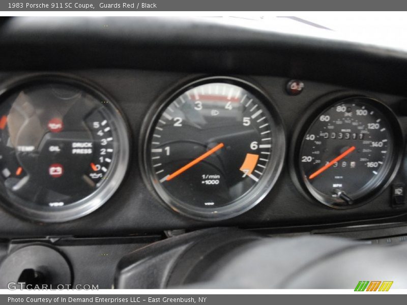  1983 911 SC Coupe SC Coupe Gauges
