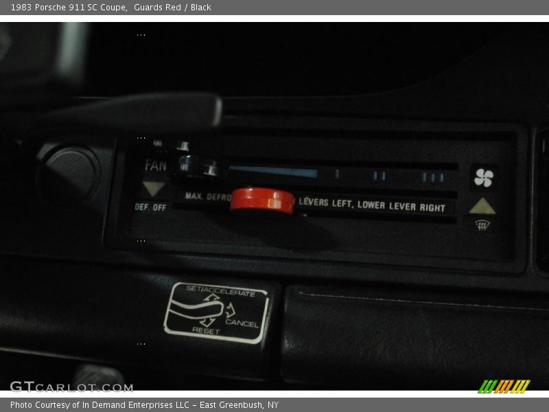 Controls of 1983 911 SC Coupe