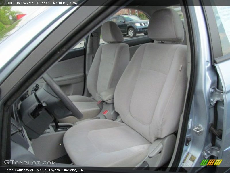 Ice Blue / Gray 2008 Kia Spectra LX Sedan