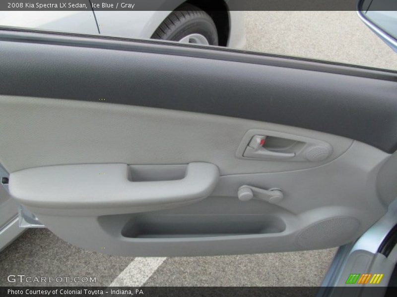 Ice Blue / Gray 2008 Kia Spectra LX Sedan