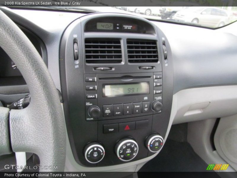 Ice Blue / Gray 2008 Kia Spectra LX Sedan
