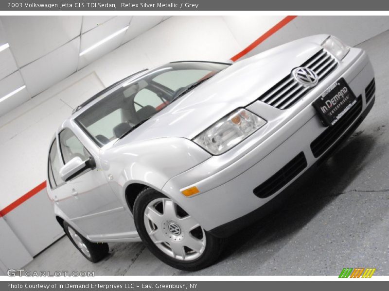 Reflex Silver Metallic / Grey 2003 Volkswagen Jetta GLS TDI Sedan