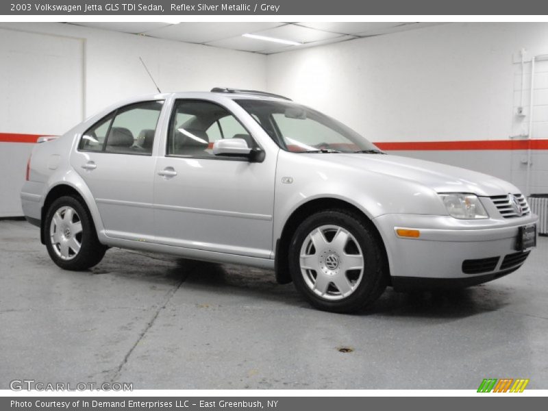 Reflex Silver Metallic / Grey 2003 Volkswagen Jetta GLS TDI Sedan