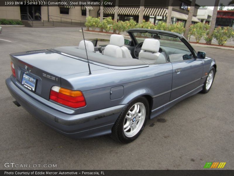 Steel Blue Metallic / Grey 1999 BMW 3 Series 323i Convertible