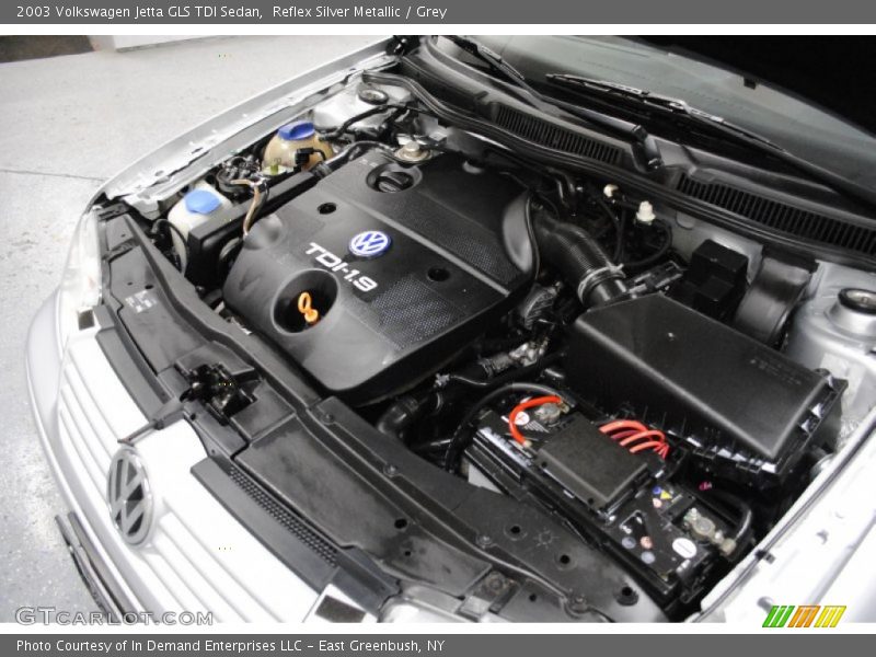 Reflex Silver Metallic / Grey 2003 Volkswagen Jetta GLS TDI Sedan