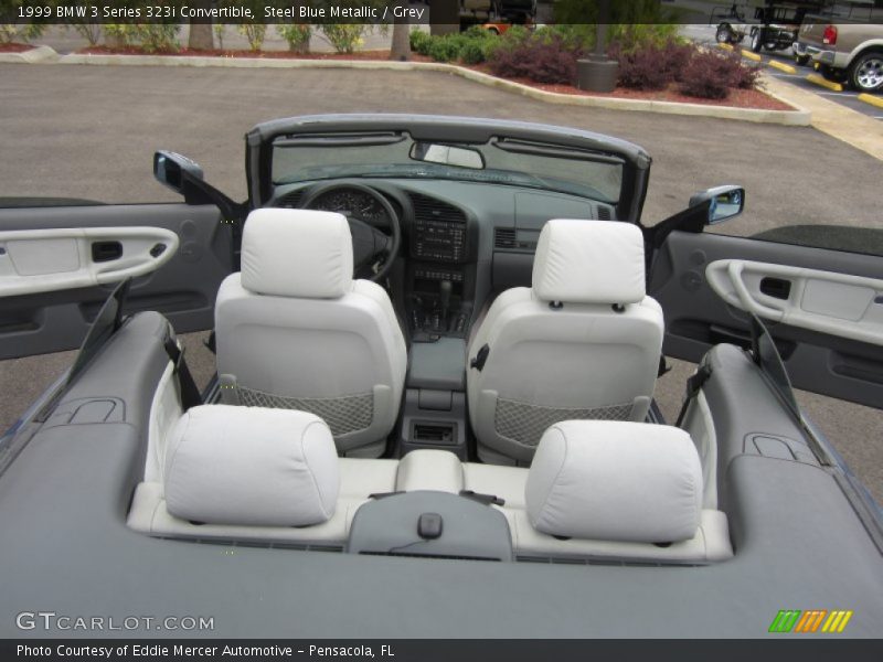 Steel Blue Metallic / Grey 1999 BMW 3 Series 323i Convertible