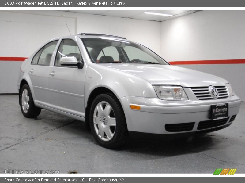 Reflex Silver Metallic / Grey 2003 Volkswagen Jetta GLS TDI Sedan
