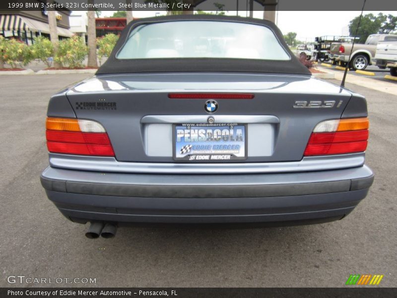Steel Blue Metallic / Grey 1999 BMW 3 Series 323i Convertible