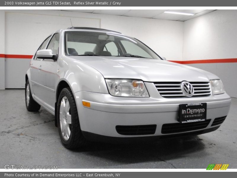 Reflex Silver Metallic / Grey 2003 Volkswagen Jetta GLS TDI Sedan
