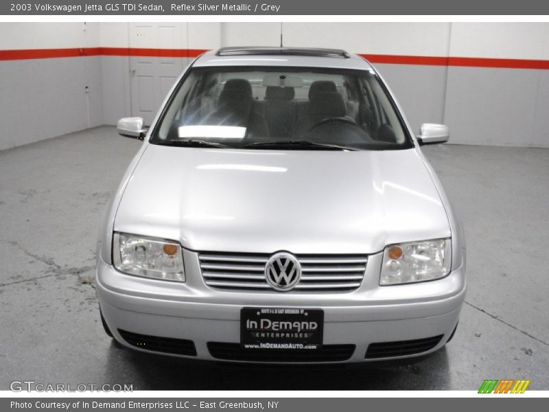 Reflex Silver Metallic / Grey 2003 Volkswagen Jetta GLS TDI Sedan
