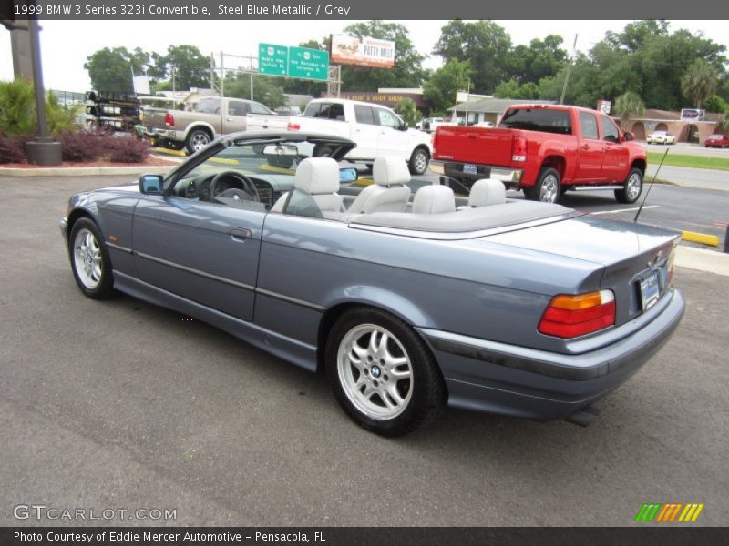 Steel Blue Metallic / Grey 1999 BMW 3 Series 323i Convertible