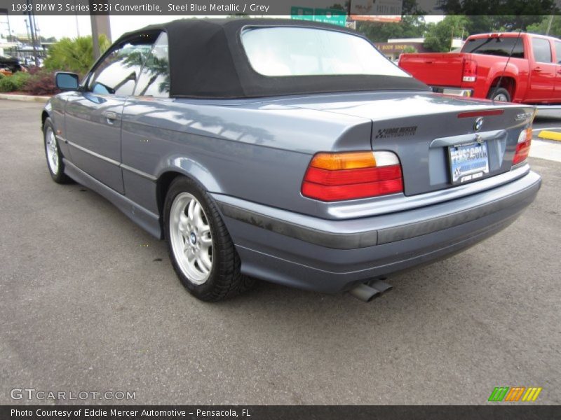 Steel Blue Metallic / Grey 1999 BMW 3 Series 323i Convertible