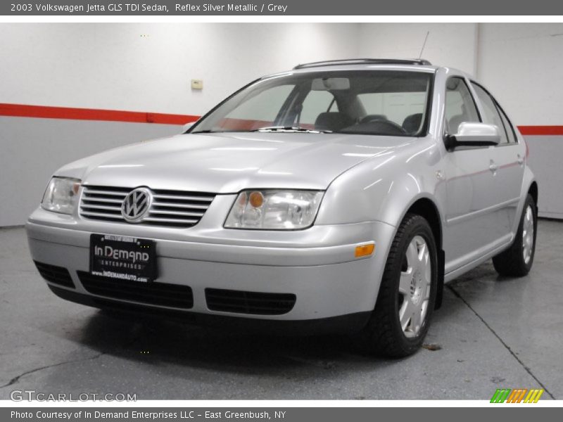 Reflex Silver Metallic / Grey 2003 Volkswagen Jetta GLS TDI Sedan