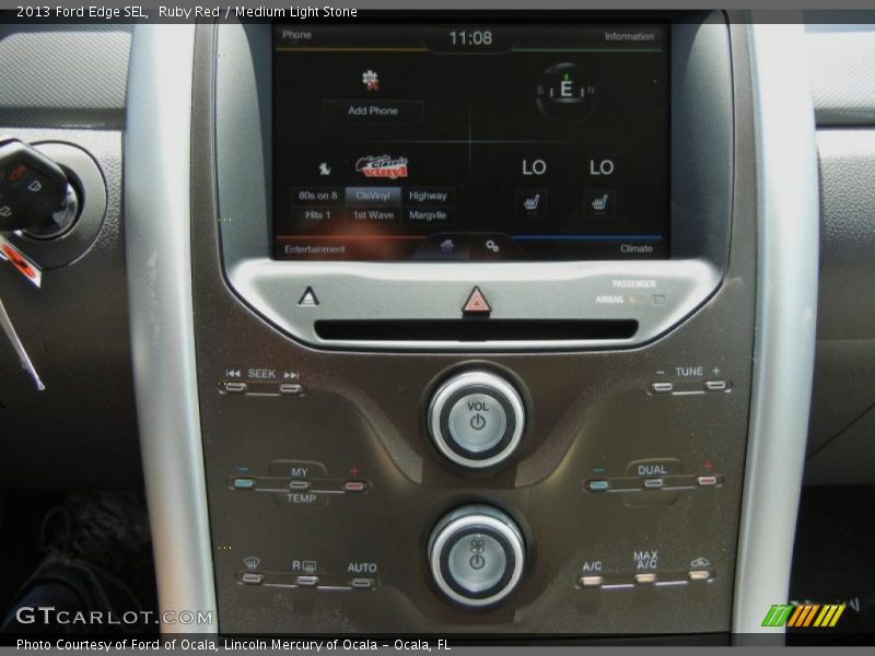 Ruby Red / Medium Light Stone 2013 Ford Edge SEL