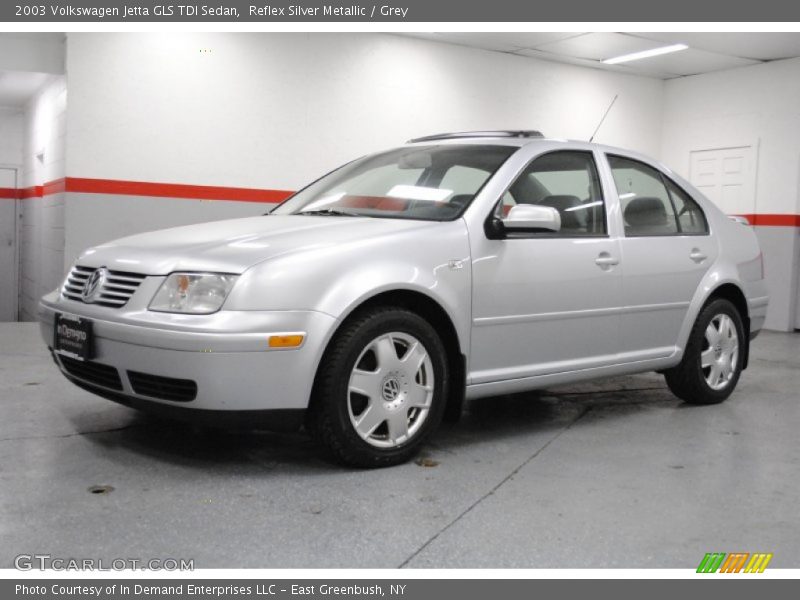 Reflex Silver Metallic / Grey 2003 Volkswagen Jetta GLS TDI Sedan