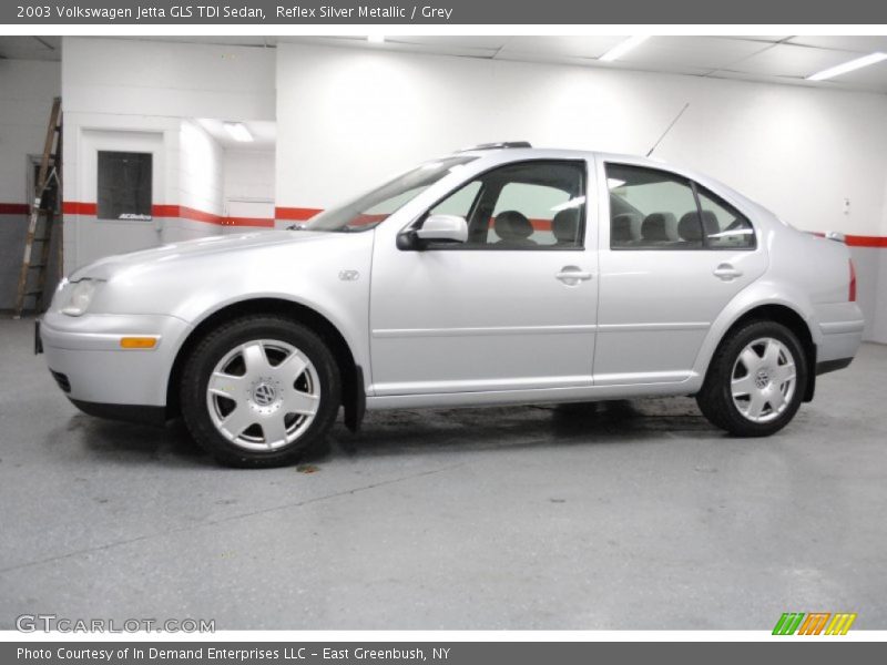 Reflex Silver Metallic / Grey 2003 Volkswagen Jetta GLS TDI Sedan