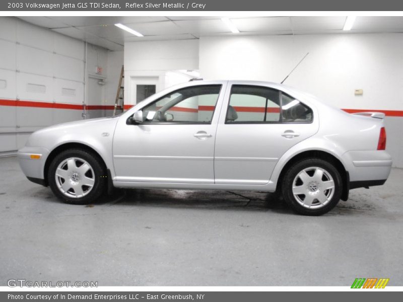 Reflex Silver Metallic / Grey 2003 Volkswagen Jetta GLS TDI Sedan