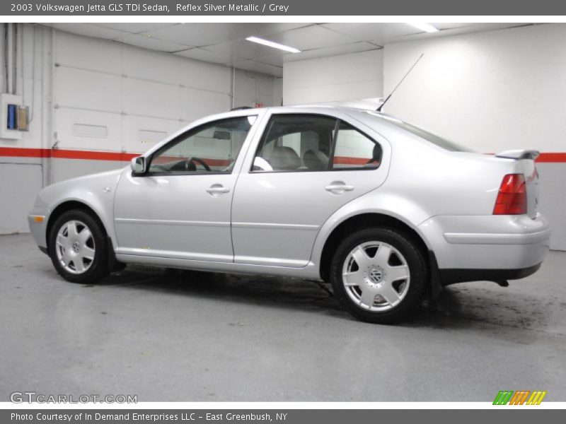 Reflex Silver Metallic / Grey 2003 Volkswagen Jetta GLS TDI Sedan