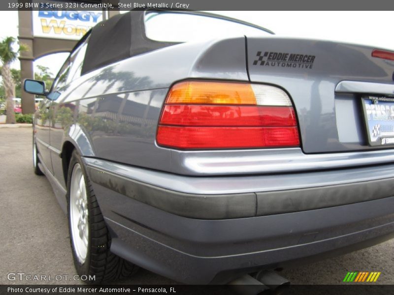 Steel Blue Metallic / Grey 1999 BMW 3 Series 323i Convertible