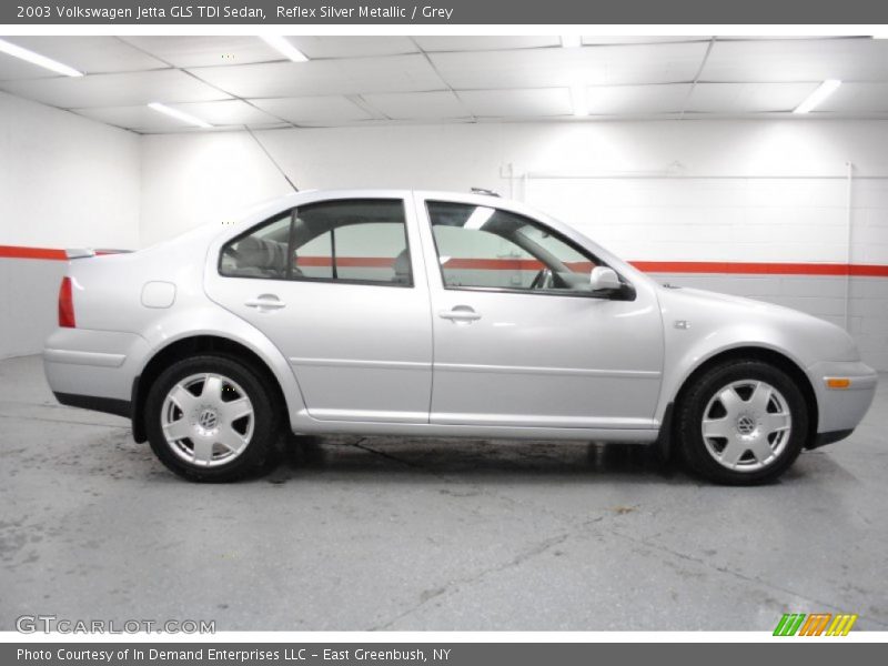 Reflex Silver Metallic / Grey 2003 Volkswagen Jetta GLS TDI Sedan