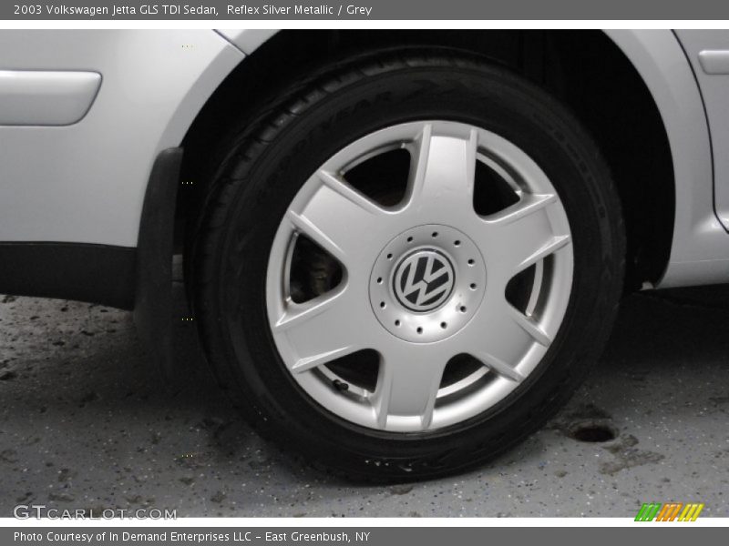 Reflex Silver Metallic / Grey 2003 Volkswagen Jetta GLS TDI Sedan