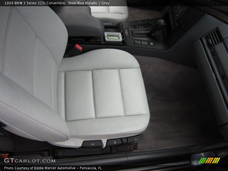 Steel Blue Metallic / Grey 1999 BMW 3 Series 323i Convertible