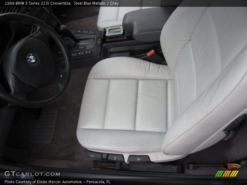 Steel Blue Metallic / Grey 1999 BMW 3 Series 323i Convertible