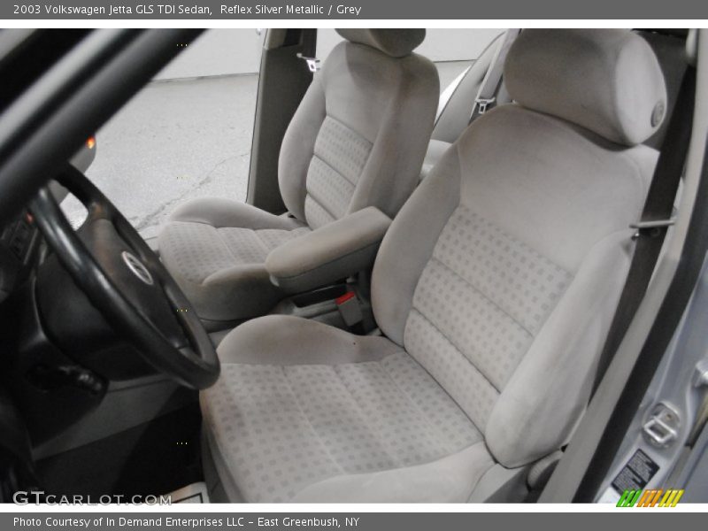 Reflex Silver Metallic / Grey 2003 Volkswagen Jetta GLS TDI Sedan