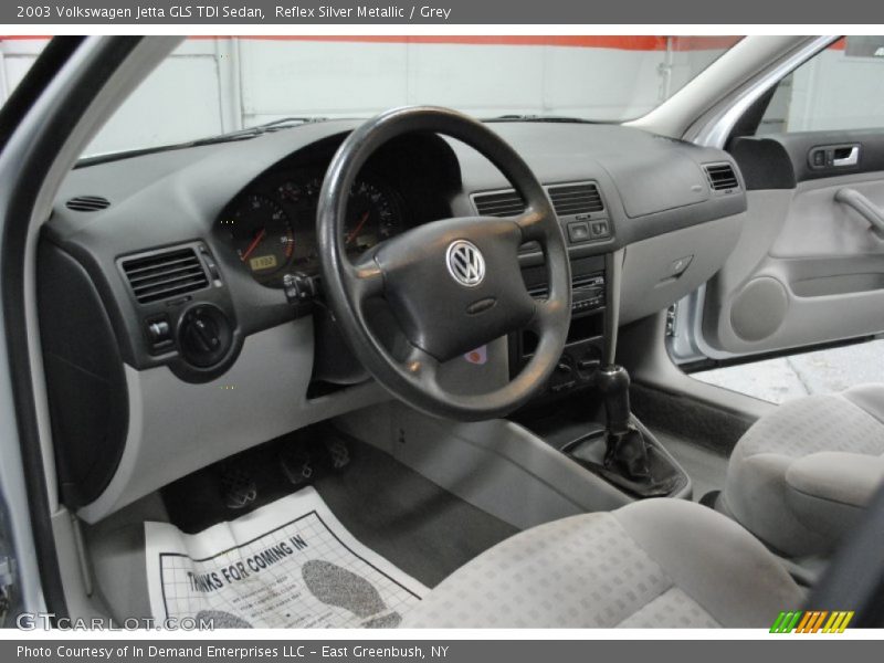 Reflex Silver Metallic / Grey 2003 Volkswagen Jetta GLS TDI Sedan