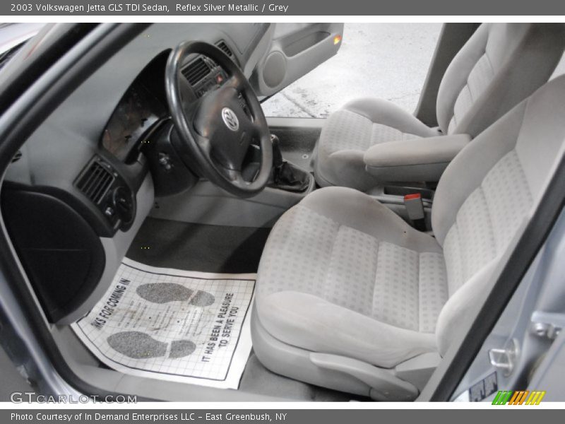 Reflex Silver Metallic / Grey 2003 Volkswagen Jetta GLS TDI Sedan