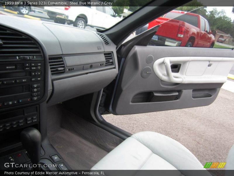 Steel Blue Metallic / Grey 1999 BMW 3 Series 323i Convertible