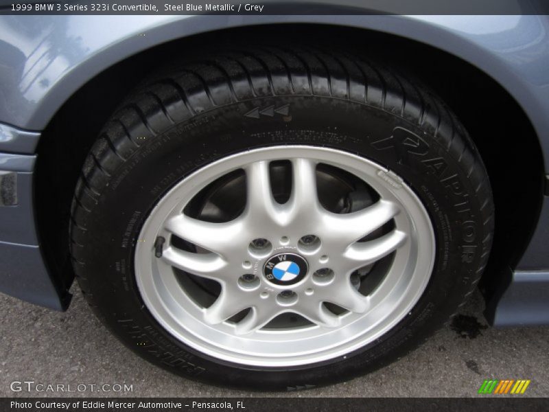 Steel Blue Metallic / Grey 1999 BMW 3 Series 323i Convertible