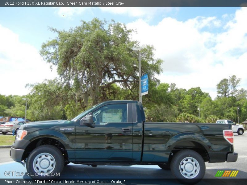  2012 F150 XL Regular Cab Green Gem Metallic