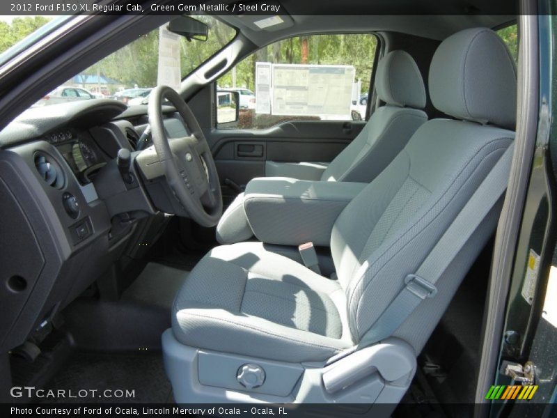  2012 F150 XL Regular Cab Steel Gray Interior